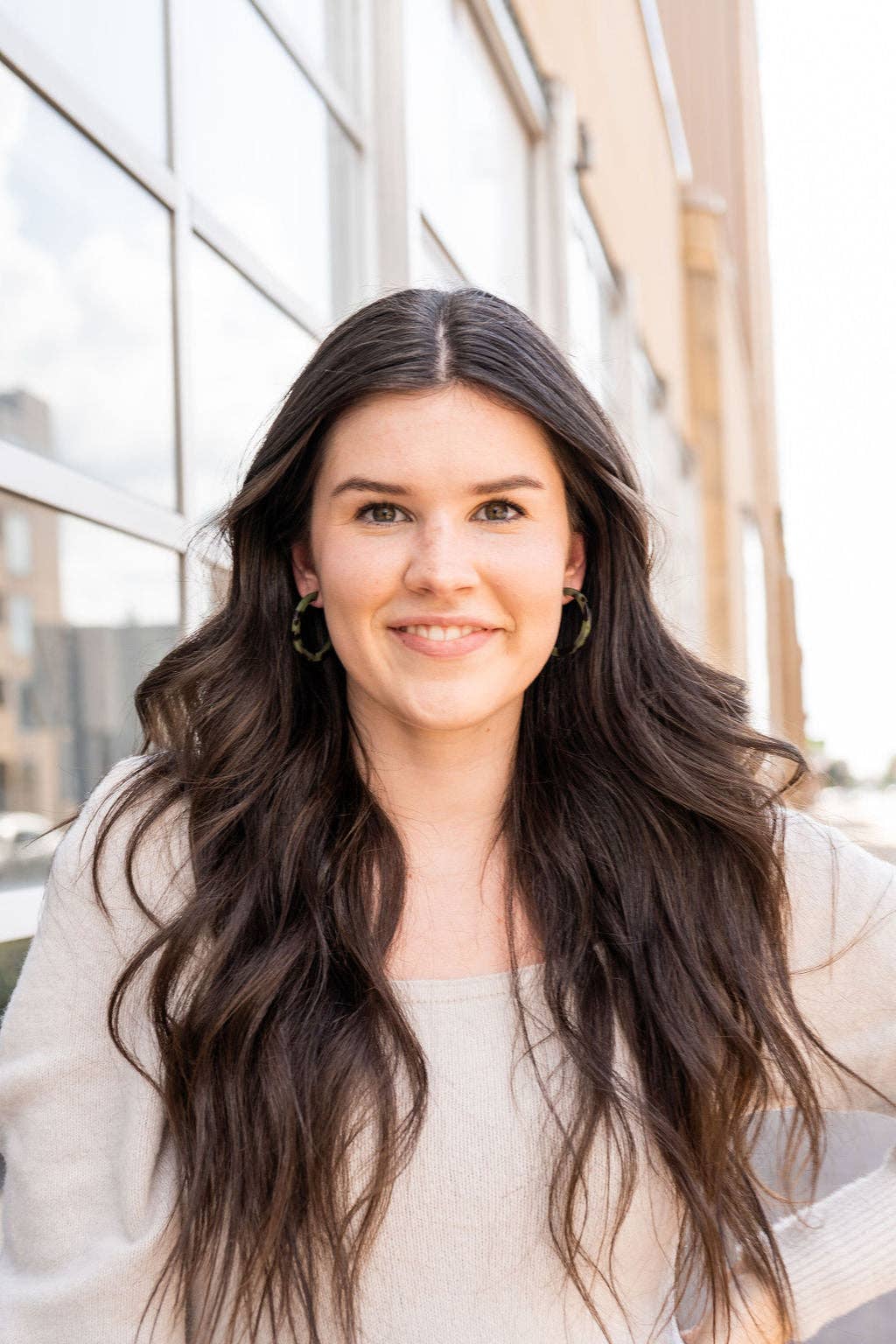 Spiffy & Splendid - Vendita all'ingrosso Orecchini a cerchio - Orecchini a cerchio Camy - Tartaruga oliva10