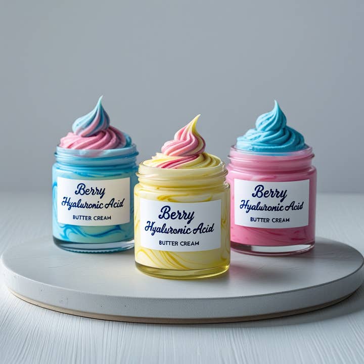 Beautique Goals - Wholesale Body Balm/Butter - Berry Hyaluronic Acid Butter Cream: A Luxurious Skincare Exp1