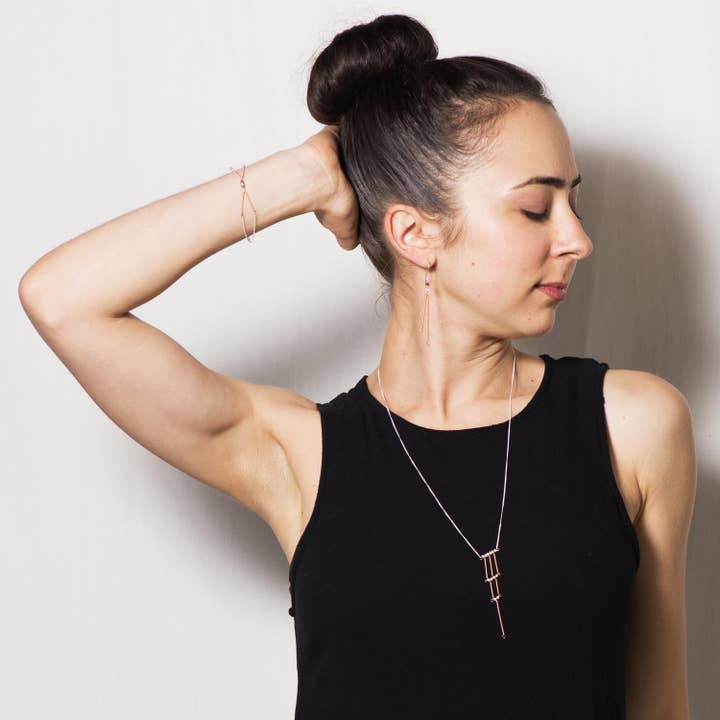 Bluce Designs - Wholesale Dangle earrings - Lure Earrings Double - Sterling Silver2