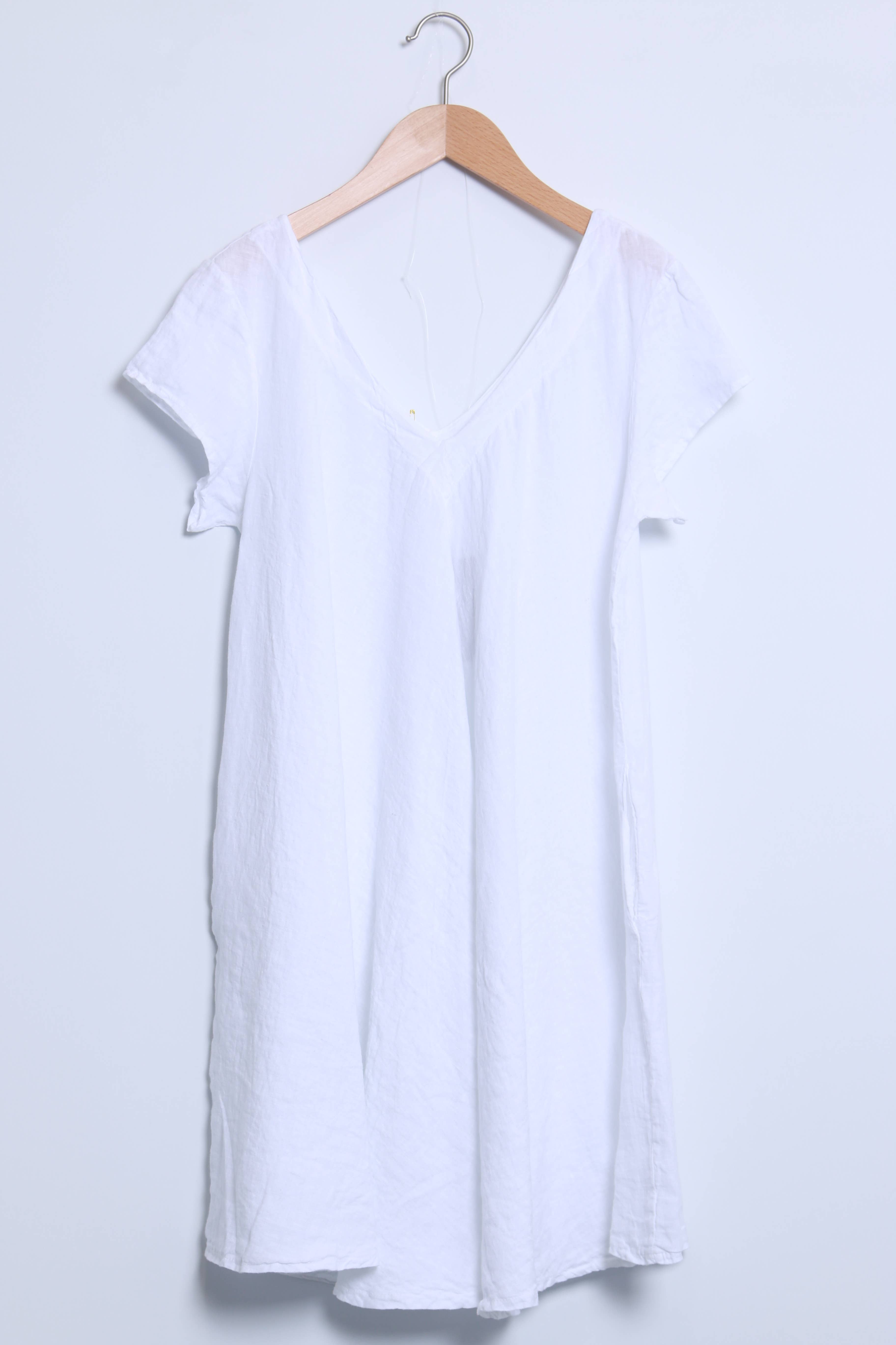 Shyloh - Wholesale Dress - Women's - Flowy linen dress with pockets 1495218