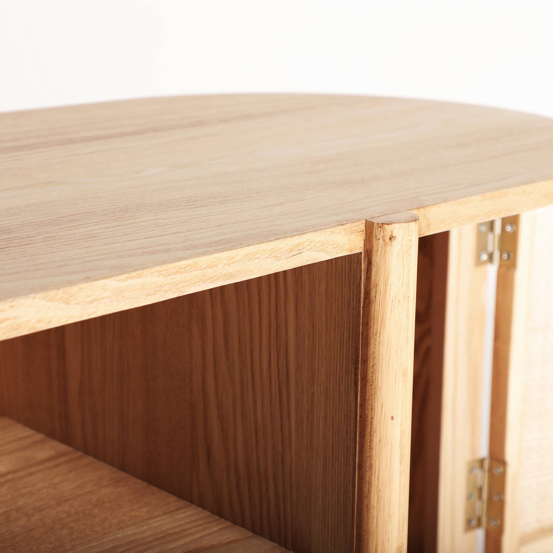 Kodu Home Design – Mesa consola por atacado – Rack de TV de madeira marrom, 120x43x60 cm4