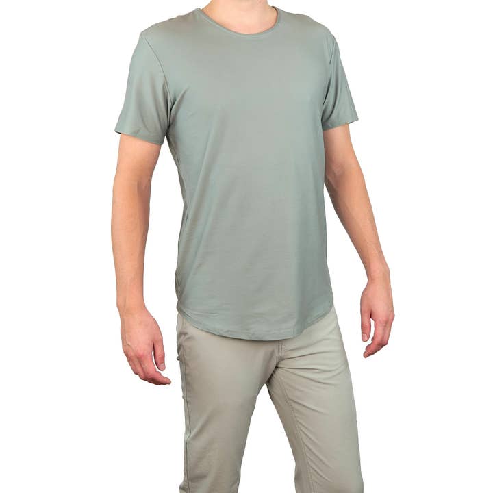USA Palm – wholesale T-shirt – men's – Premium Crew Curve Hem Short Sleeve30