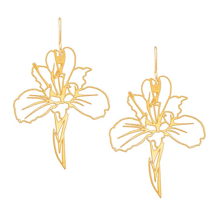Boucles d'oreilles Iris pour la vente par Rael Cohen