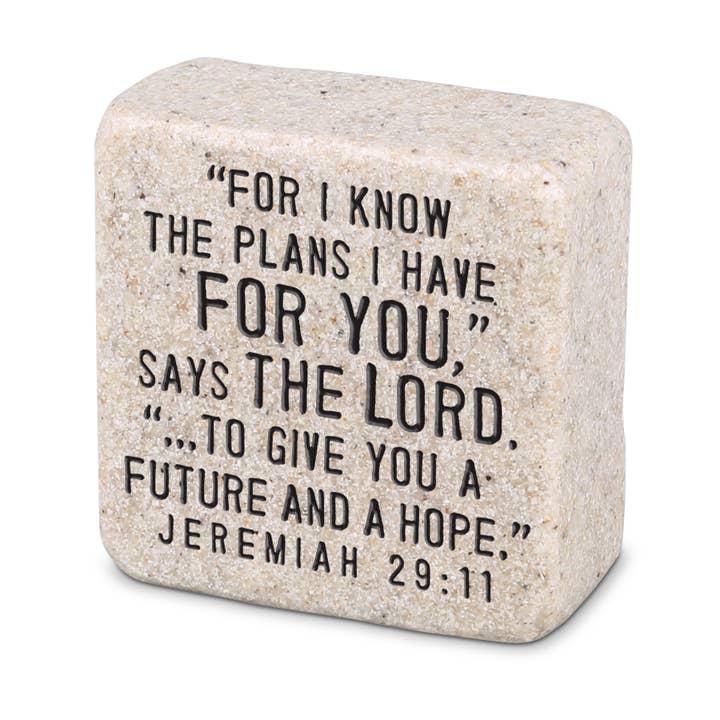 LCP His Plans Scripture Stone for wholesale by Dicksons