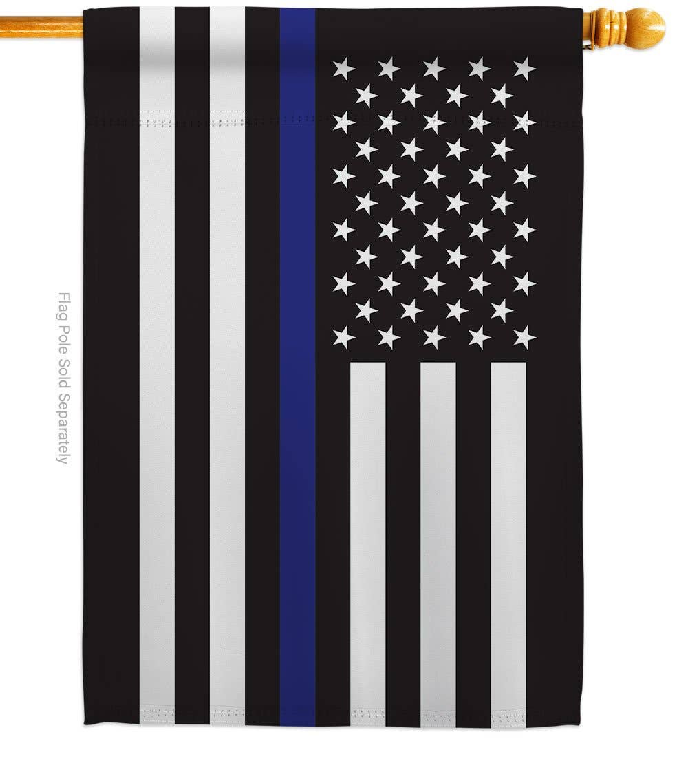 Two Group Flag Co - Wholesale Flag - Thin Blue Line First Responders Police USA Decor Flag1