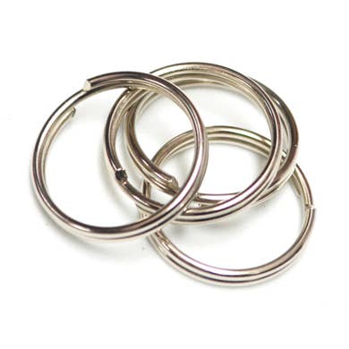 Rings 30 mm Heavy Nickel Plated CF 100 pcs for wholesale by Idea Casa