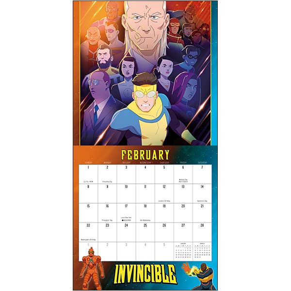 Sellers Publishing - Wholesale Calendar - Invincible© 2026 Wall Calendar3