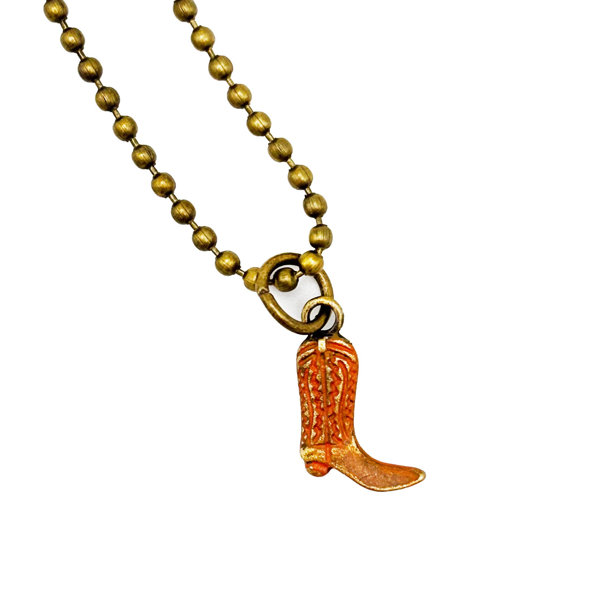Gleeful Peacock - Wholesale Individual Charm/Pendant - Cowboy Boot Charm (available with Bracelet or Necklace)7