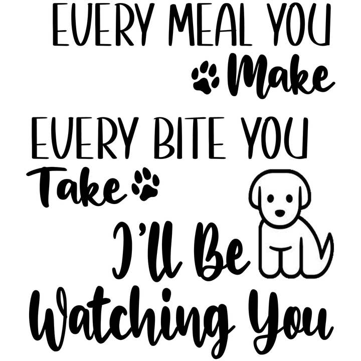 Geschirrtuch „Jede Mahlzeit, die Sie zubereiten“, für Heimdekoration und Küche für den Großhandel von Distinctive Design Wholesale