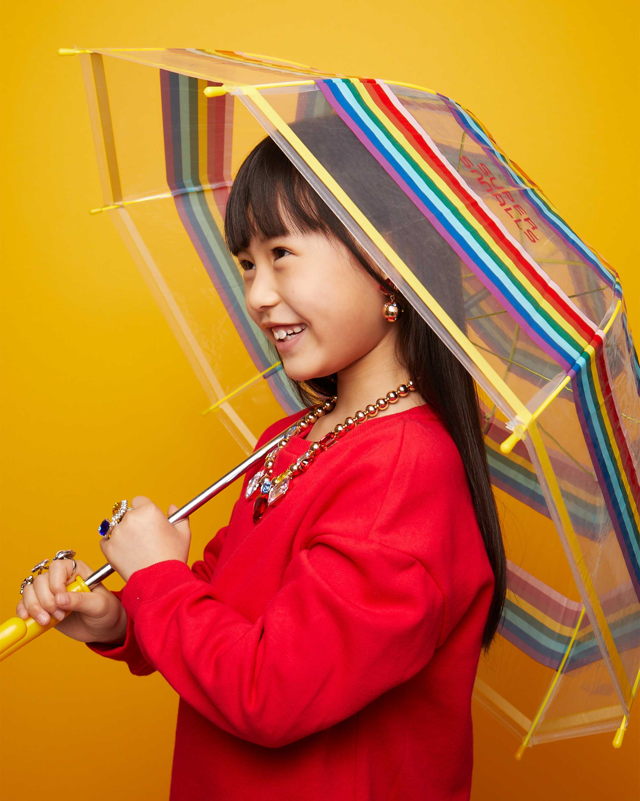 Super Smalls - Wholesale Umbrella - Kids - Rainbow Striped Umbrella2