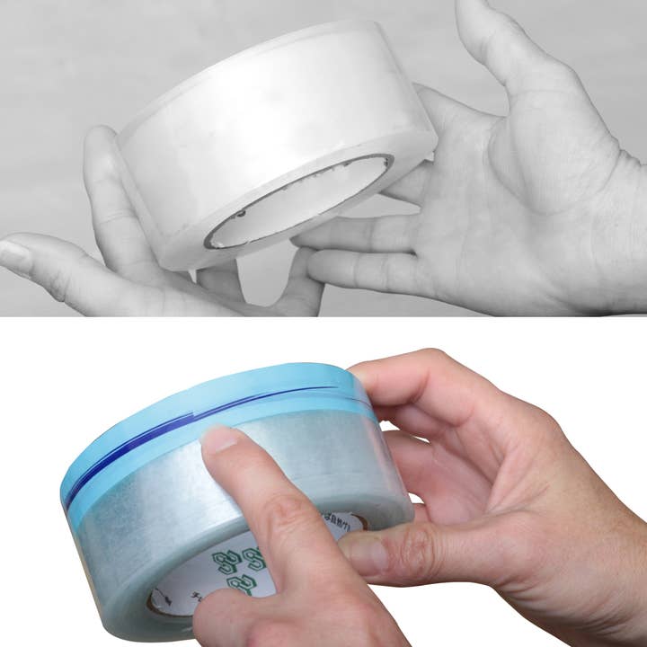 Flipo Group, Ltd. - Vente Rubans adhésifs - Ruban adhésif transparent résistant avec design Easy-End-Find Wave Tape