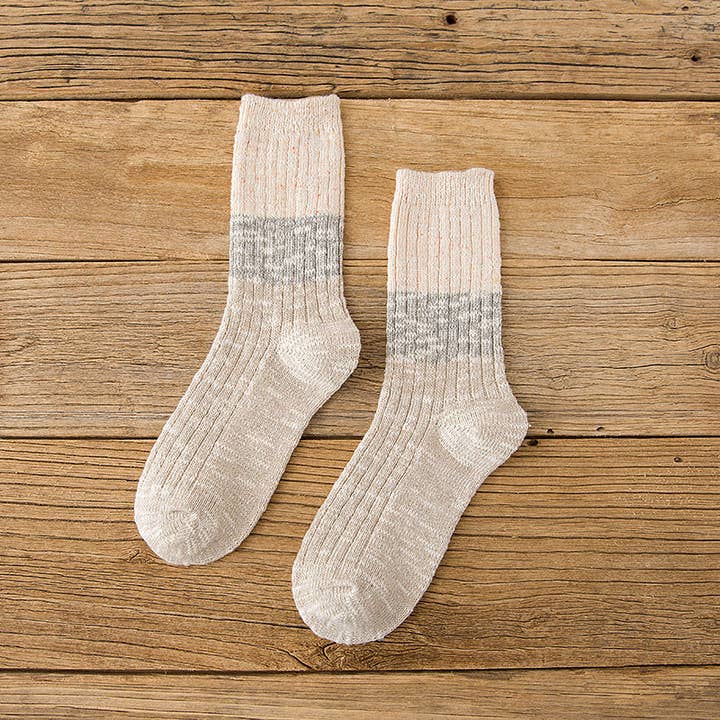 alberalkirk - Wholesale Socks - Women's - Thermal Weight Cotton the Calf Socks M5A0696