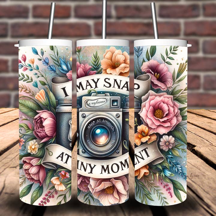 Je peux craquer à tout moment Photographe Gobelet 20oz 30oz pour la vente par Sweet Tees