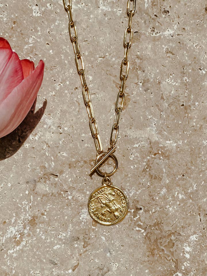 Coin Necklace for wholesale by Amourbijoux