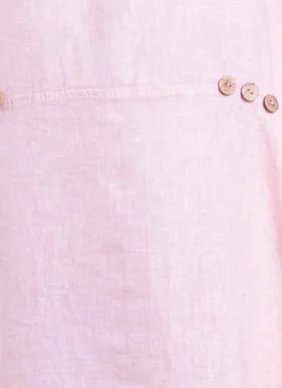 Jeld Wholesale – wholesale Dress – Women's – Linen Dress With Buttons And Pockets - 88670