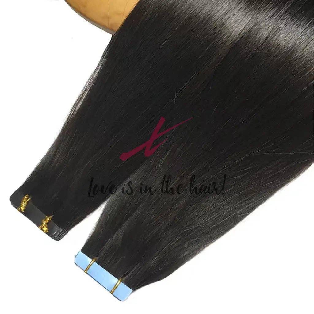 Natural Color B  Silky Straight | Tape In Human Hair Extensions | Brazilian V for wholesale on Faire10