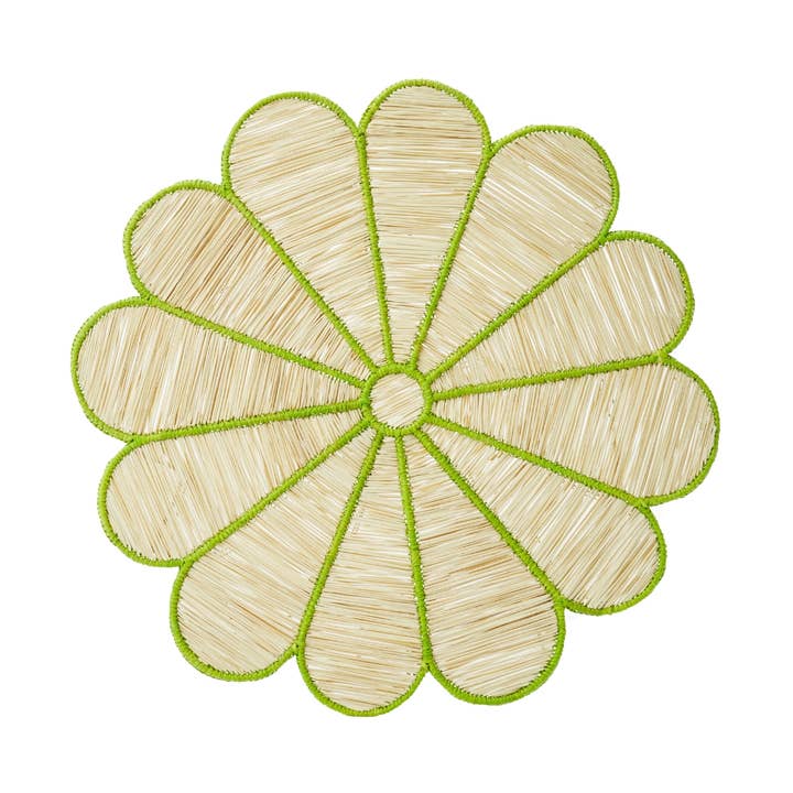 Tovaglietta Clover Iraca - Stoviglie in rafia paglia per la vendita all'ingrosso da parte di Coro Cora™