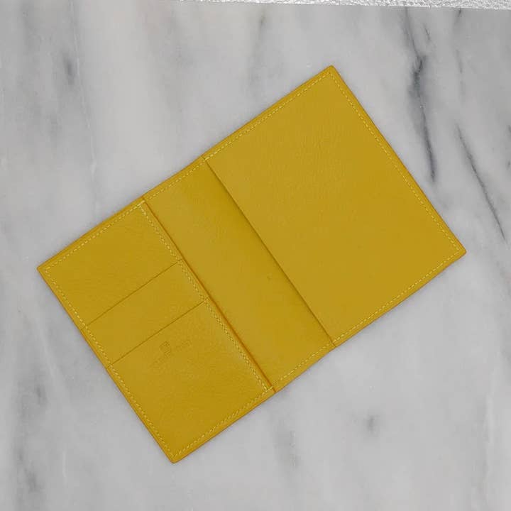 PASSPORT WALLET – YELLOW for wholesale by KUBEEKA
