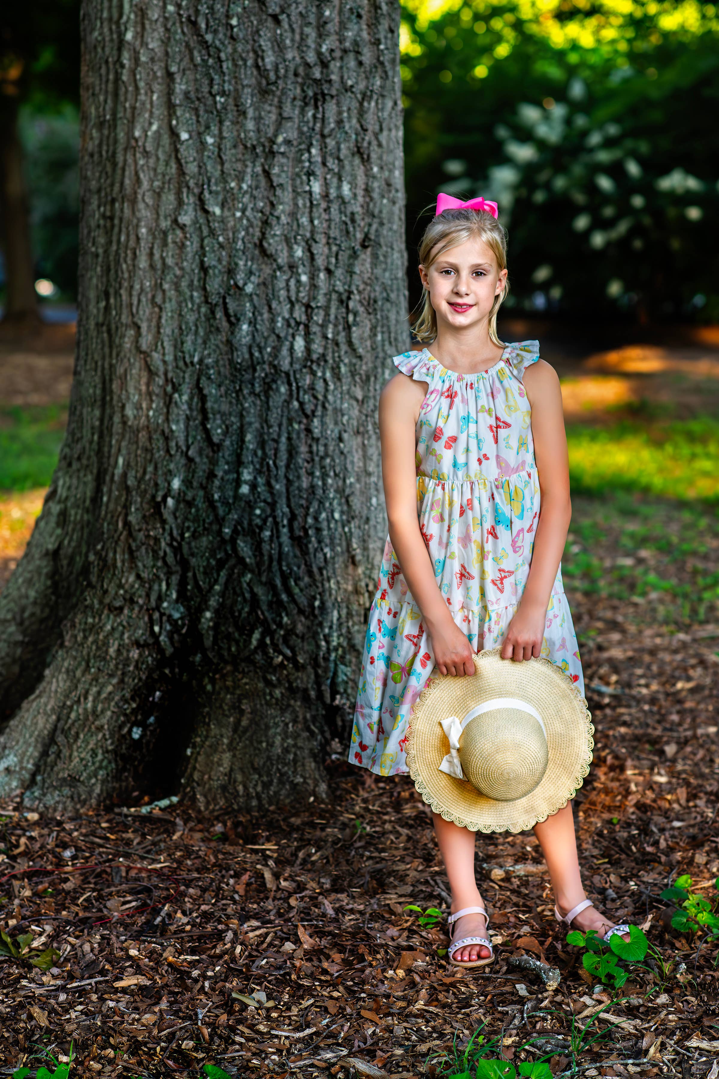 Minna - Wholesale Dress - Kids - Tiered Twirl Dress - Butterfly Ballet Petal Pastels23