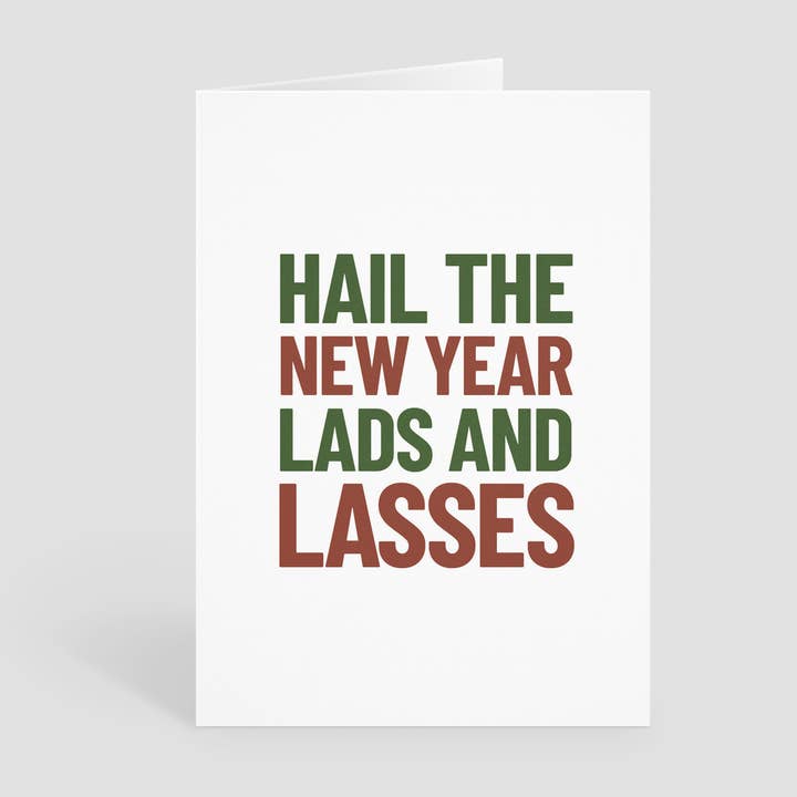 Lasses, festlige julekort for engroshandel hos Y Studio