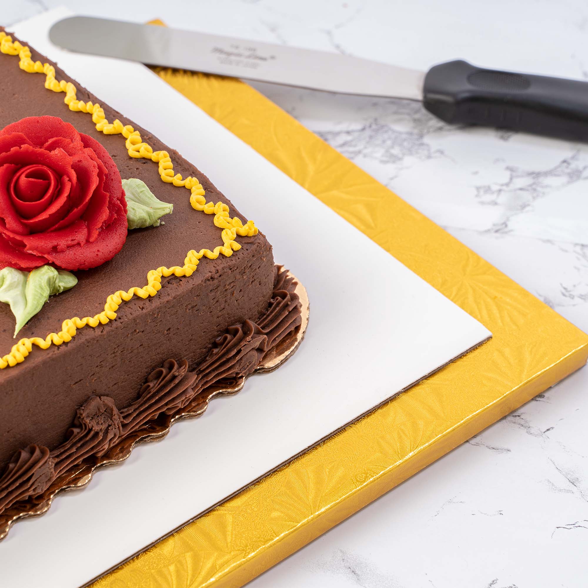 Portofino International Trading, USA - Wholesale Cake Stand - Rectangle Cake Board - Set of 6 - Half Sheet4