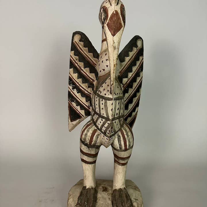 Estátua de Calau Pintado Contemporâneo Senufo | 53 cm - Mali por atacado de The Niger Bend