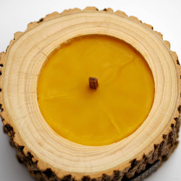 WOOD MOOD - Wholesale Jar/Filled Candle - Rocky Patio | interior candle with pine tree essential oil9