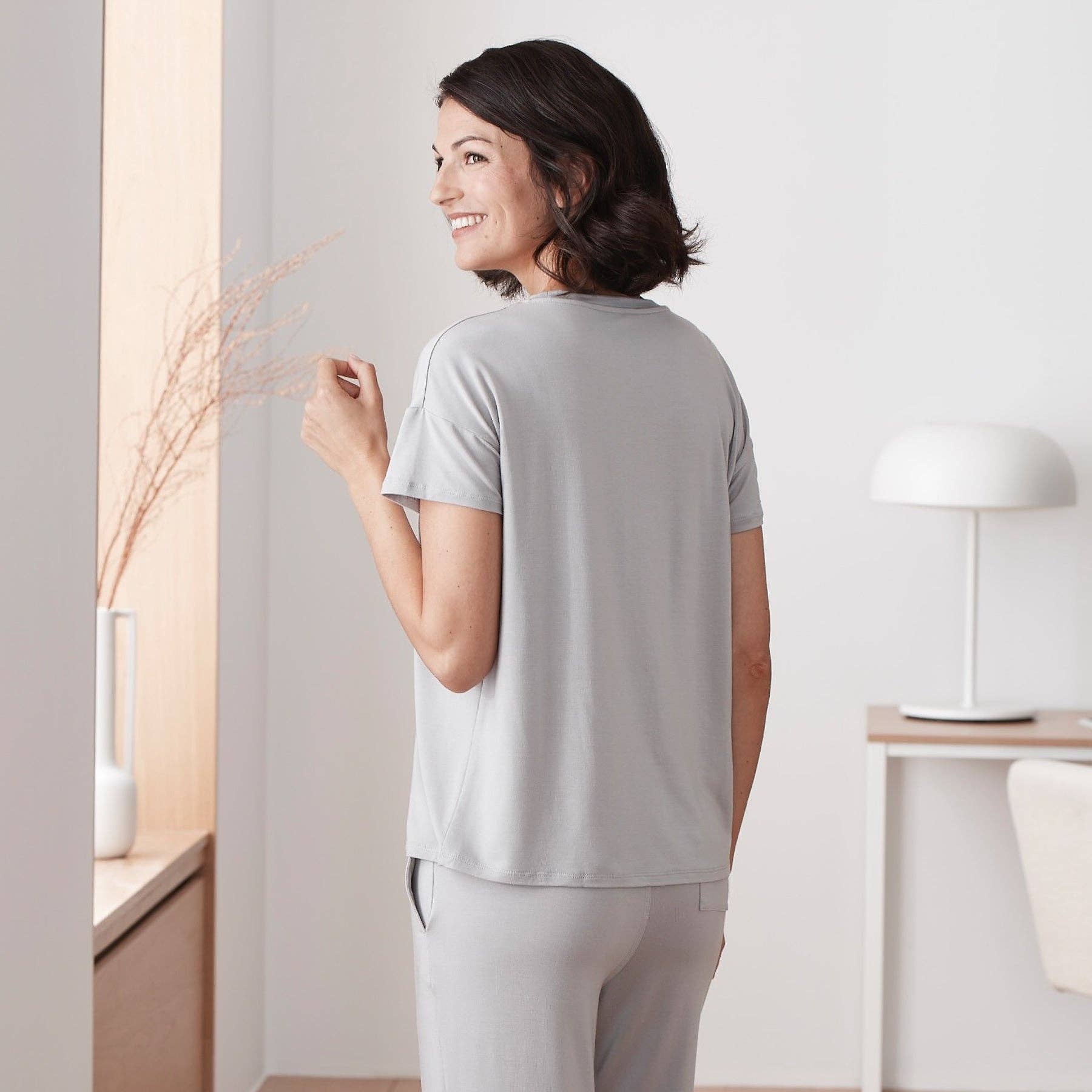 SIJO - Wholesale Lounge Top - Women's - SoftStretch Short Sleeve Tee22