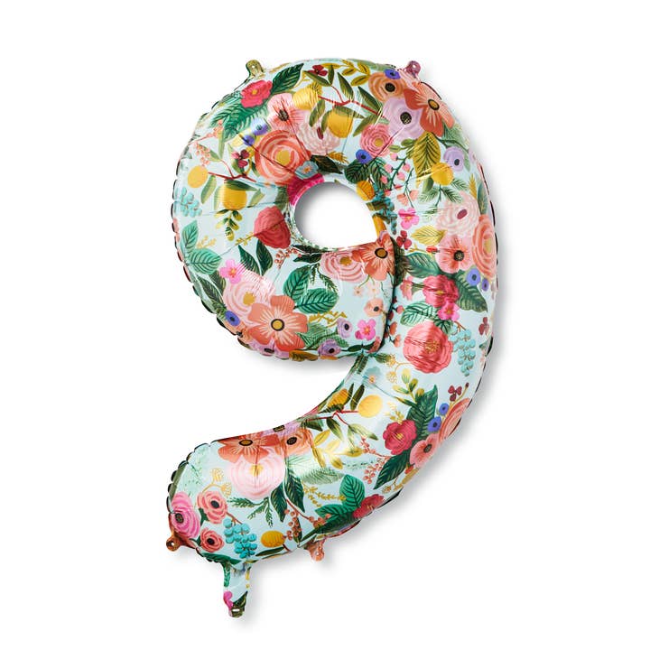 Rifle Paper Co. - Wholesale Balloon - Garden Party Numbered Foil Balloon9