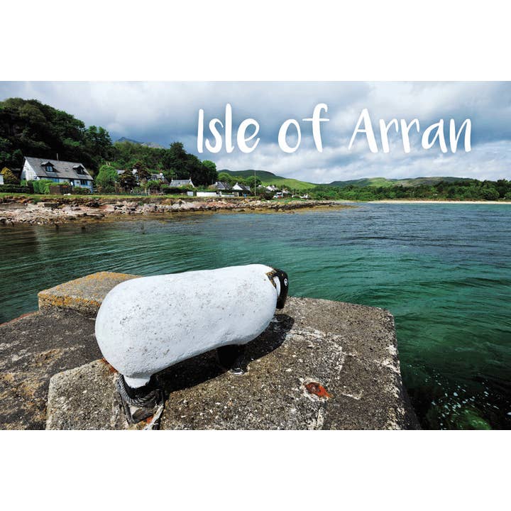 Photographic Magnet Sannox Pier Isle of Arran for wholesale by Island Blue Publishing