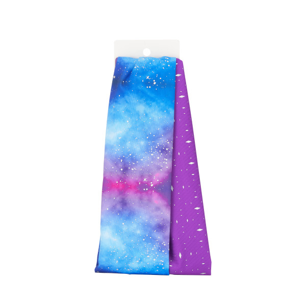 Reflective Galaxy Goody Sport Headwrap Refl Glxy 2ct for wholesale on Faire2