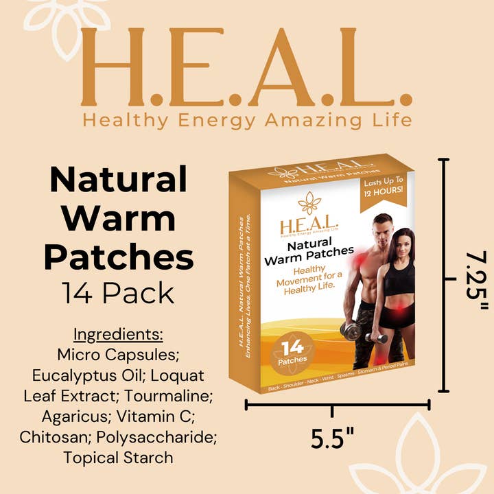 Healthy Energy Amazing Life - Wholesale Acne/Hydrocolloid Patch - Bodytox Warm Patches12