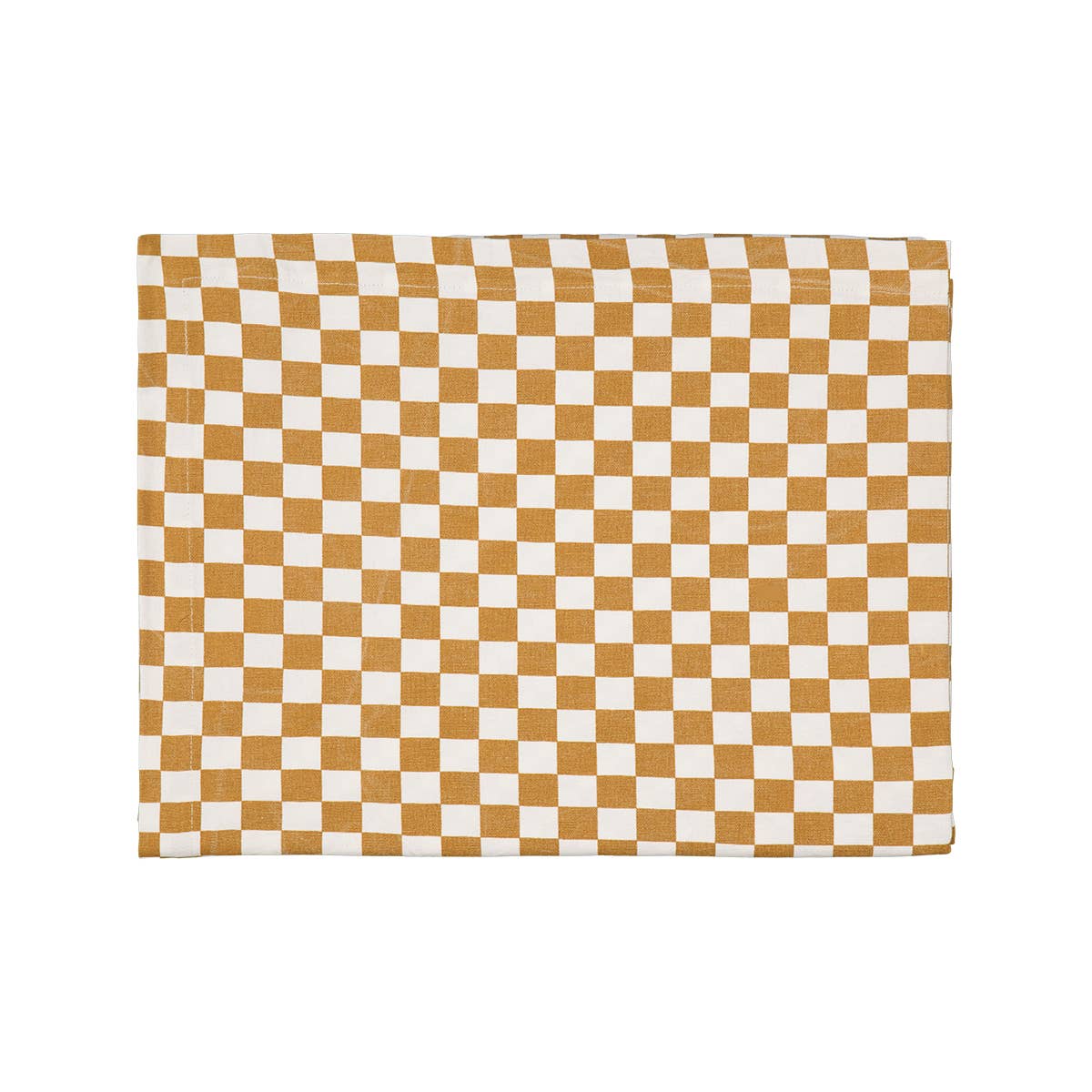 Rose in April - Wholesale Tablecloth - TABBLE CLOTH ZOE CHECKERBOARD CARAMEL3