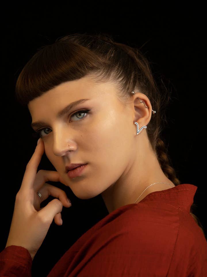 Nano Aries Earrings for wholesale by MysticJ