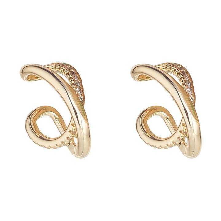 Punhos em Ouro Marissa por atacado de Knight & Day Jewellery