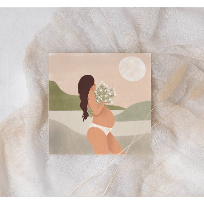 Nurturing Nature Cards - Wholesale Baby Card - The Mother Plantable Greeting Card