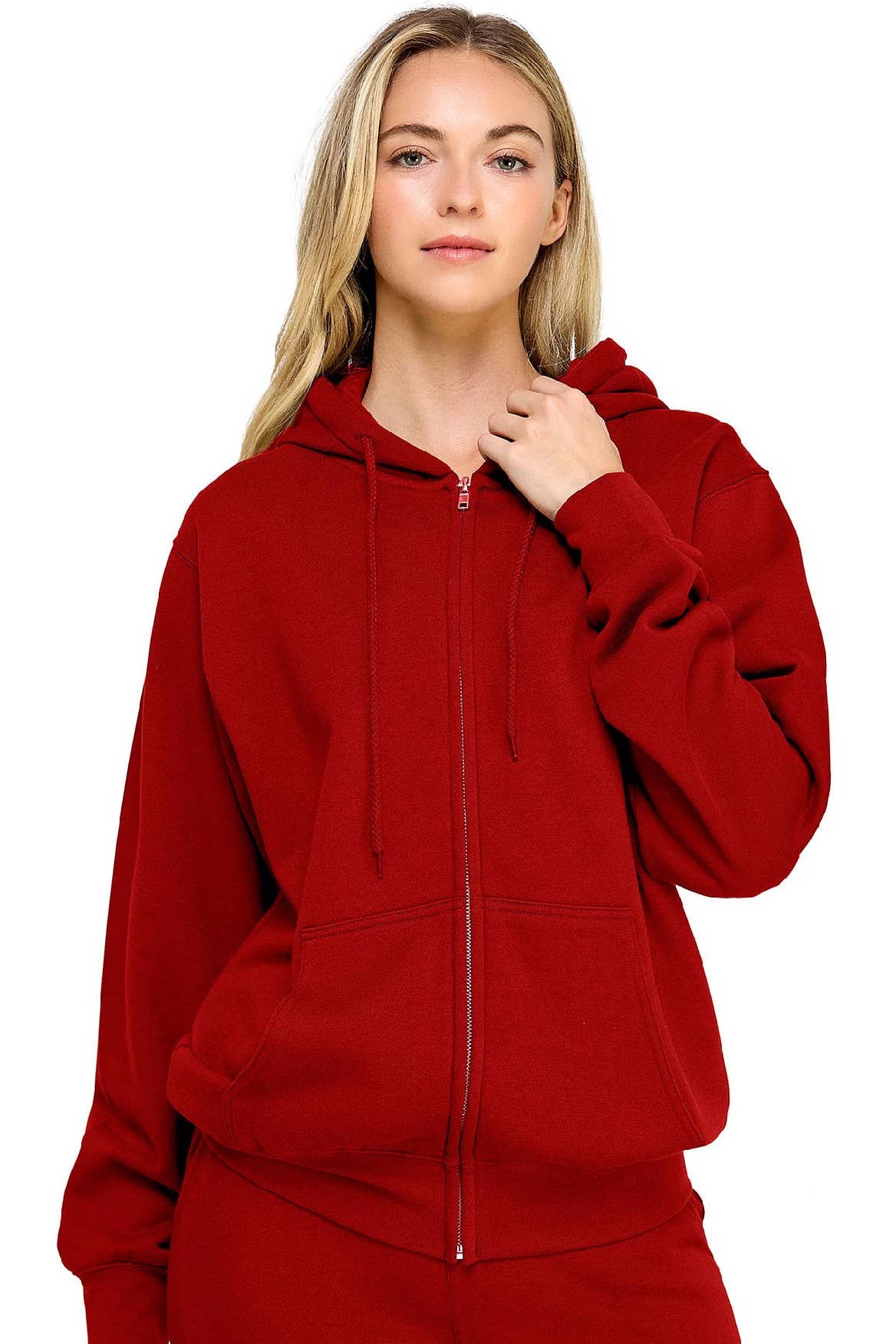 Vanilla Monkey - Wholesale Hoodie - Women's - Oversized Fleece Boyfriends Fit Zip Up Jacket5