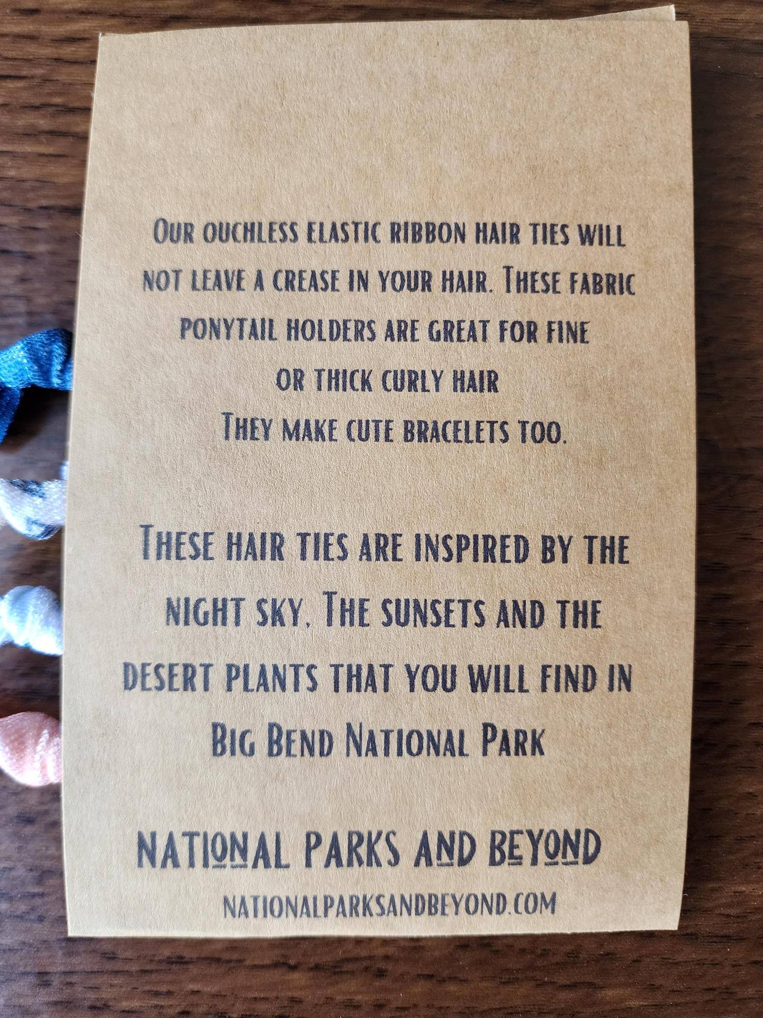 National Parks and Beyond - Wholesale Hair Tie - National Park Inspired Hair Bands6