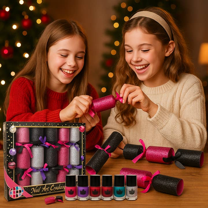 CARALI / MYC Paris - Wholesale Nail Polish Set - Gift Box of 6 Christmas Crackers "Nail Polish"8