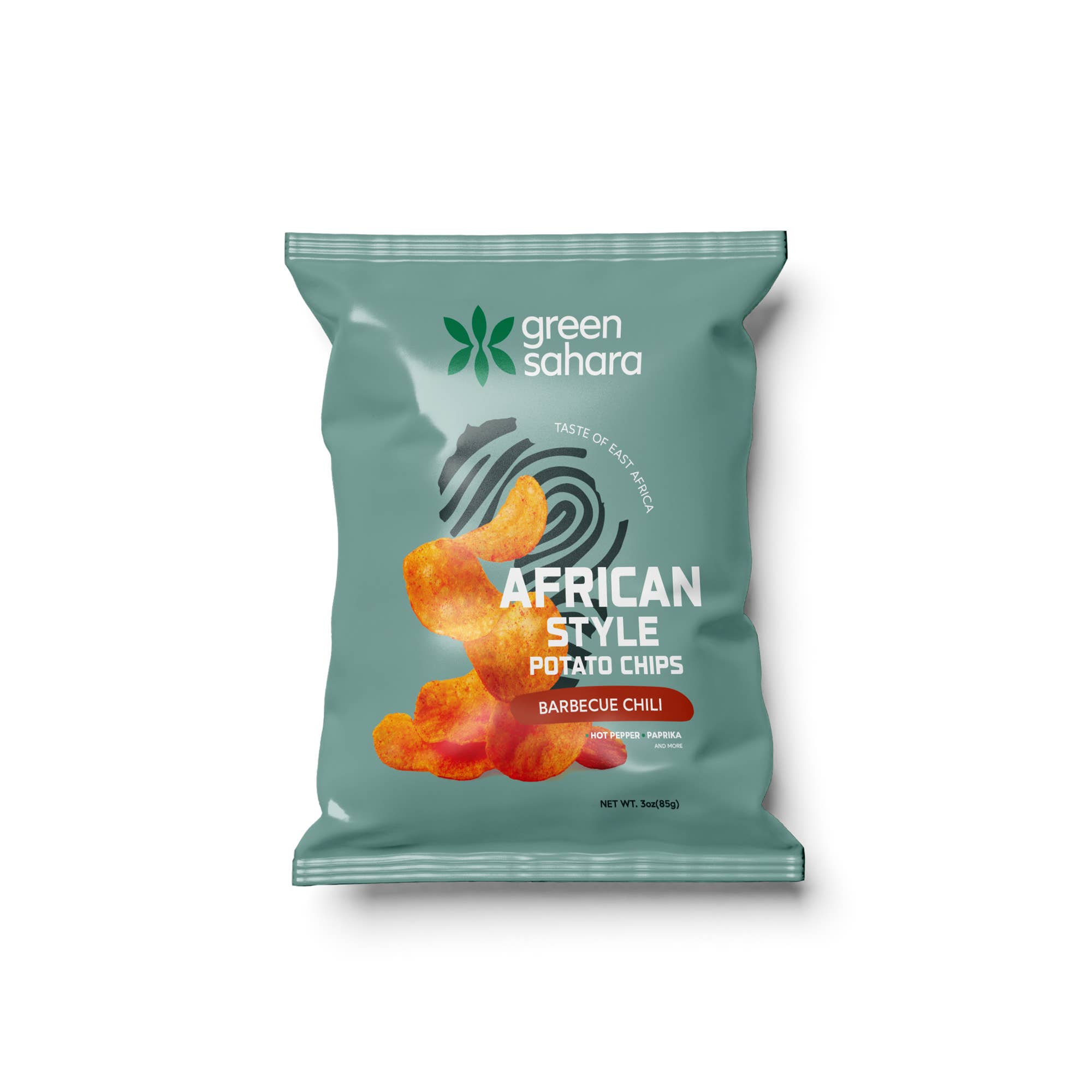 Green Sahara - Wholesale Chips - Gourmet East African Barbecue Chili Potato Chips
