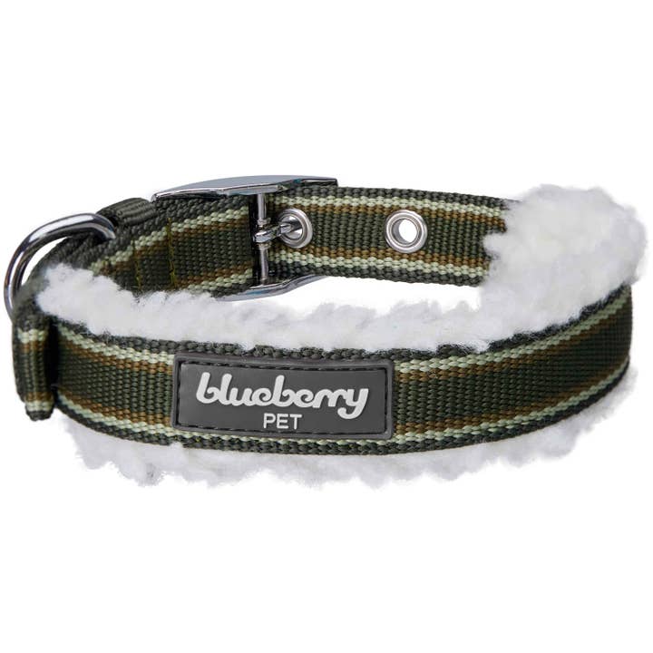 Blueberry Pet - Wholesale Pet Collar - Dog - 4 Colors, Sherpa Fleece Padded Dog Collar15