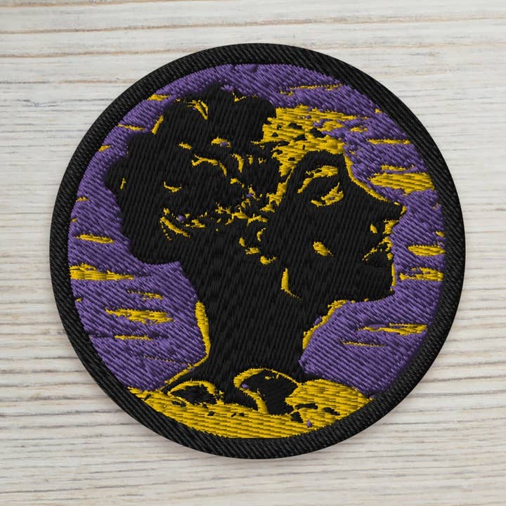 Her Glory: Parche bordado (morado real) para venta al por mayor de Fearlessly in Bloom