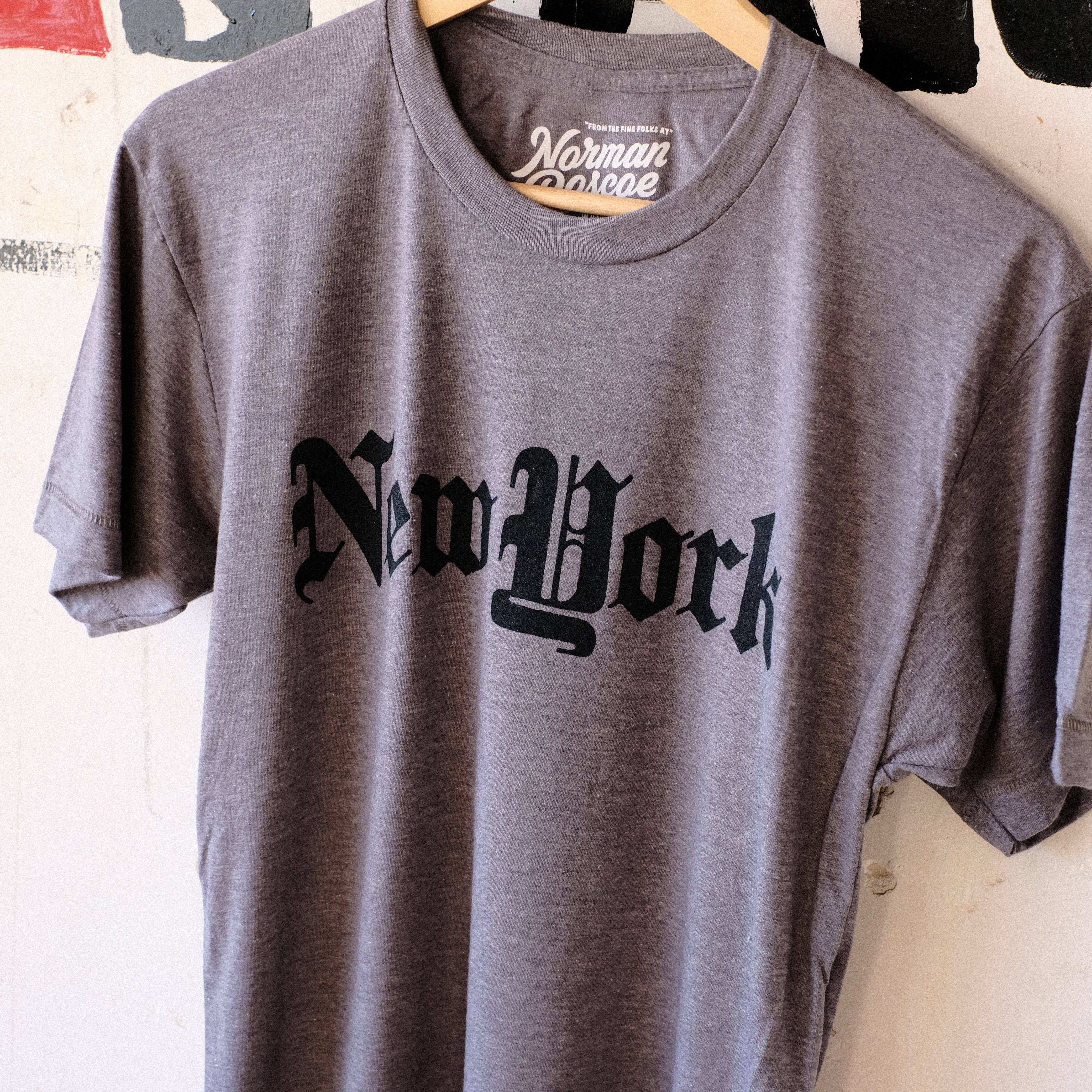 NORMAN ROSCOE - Wholesale Screen Printed T-Shirt - Unisex - New York Classic NY Times -  New York City T-Shirt (NYC Touristee)4