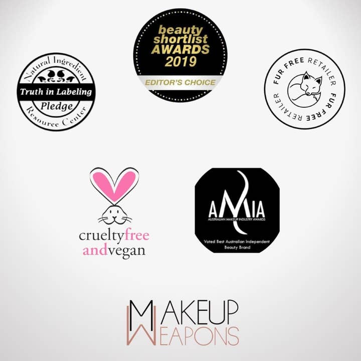 Makeup Weapons – bolsa de maquilhagem e cosméticos por atacado – Pincel de Maquilhagem Profissional Duo-Fibra 1.5