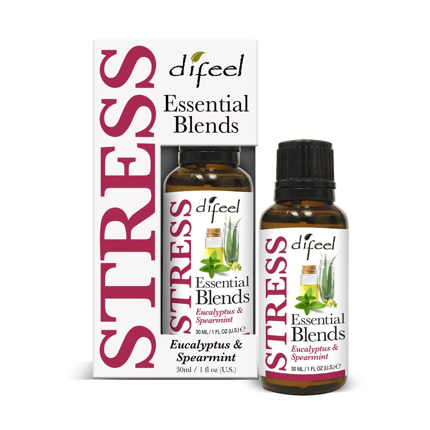 Difeel - Wholesale Essential Oil - 100% Natural Essential Oil Blends - Stress 1 oz.0