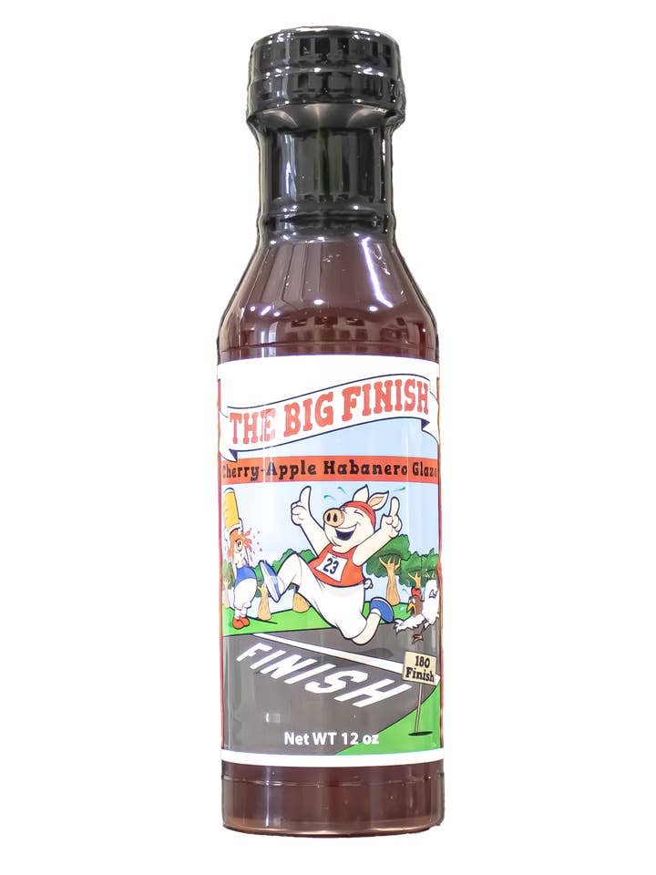 The Big Finish! Cherry Apple Habanero Glaze for wholesale by CornCookers BBQ Products