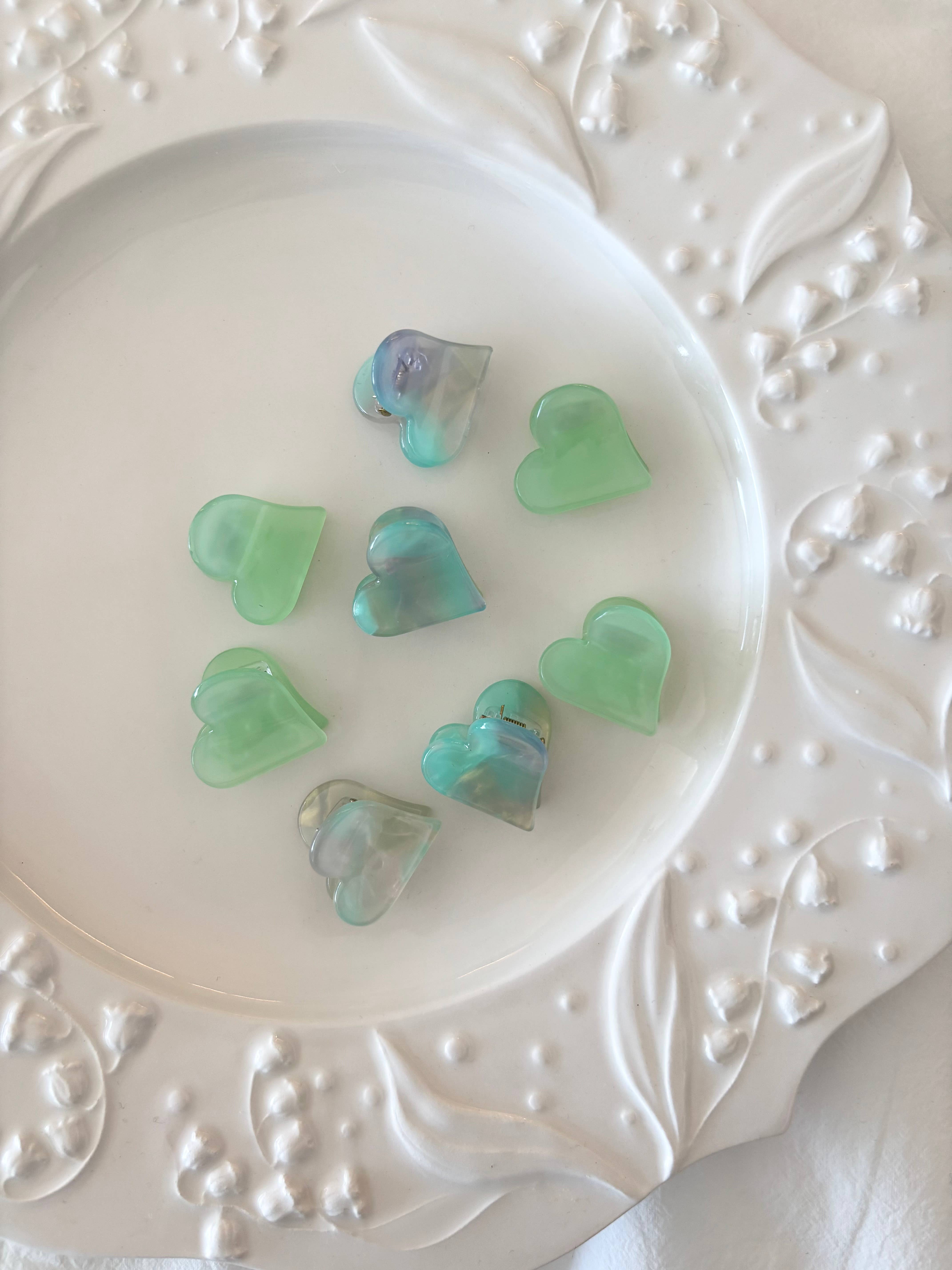 LoveLina - Wholesale Hair Clip - Women's - Heart Shape Acetate Hair Clip (DOLCE-6)5