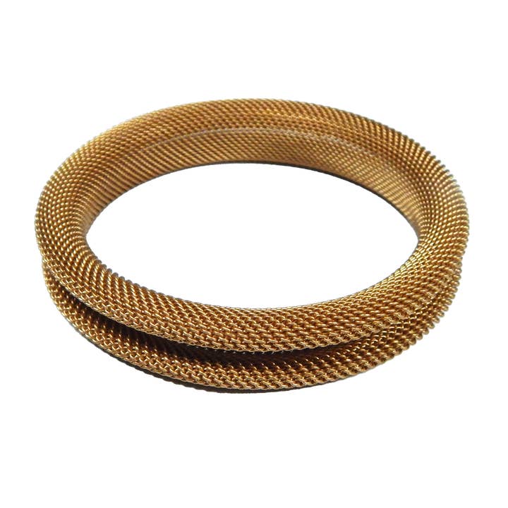 Flexible Channel Bangle for wholesale by Sarah Cavender Metalworks