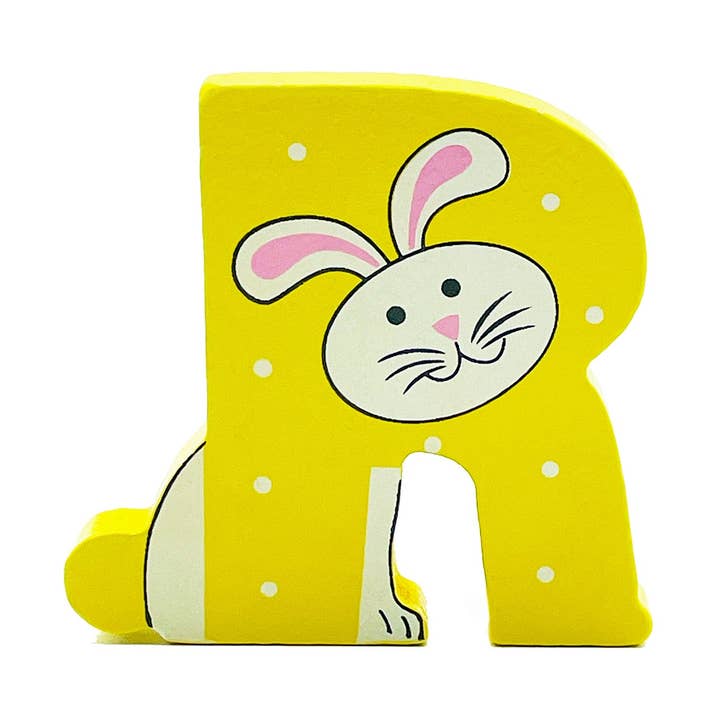 Alphabet Wooden letter R for wholesale by Orange Tree Toys