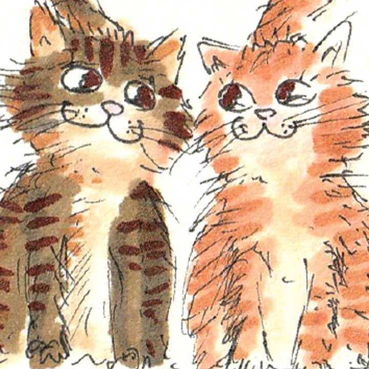 Well Drawn - Wholesale Love Card - We're Purrrfect Together8